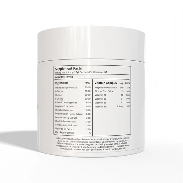 Apex Formulas Stress Recovery 300g – Calm, Focus & Adaptogen Support, Ashwagandha + Magnesium