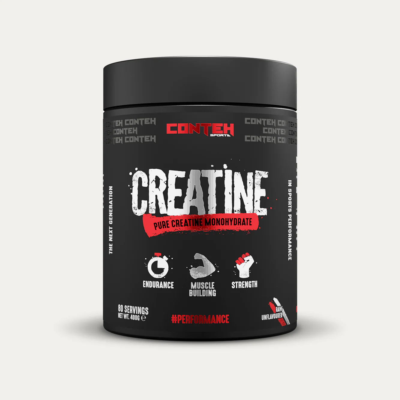 Conteh Sports Pure Creatine Monohydrate 400g – Premium Micronised Creatine | 80 Servings