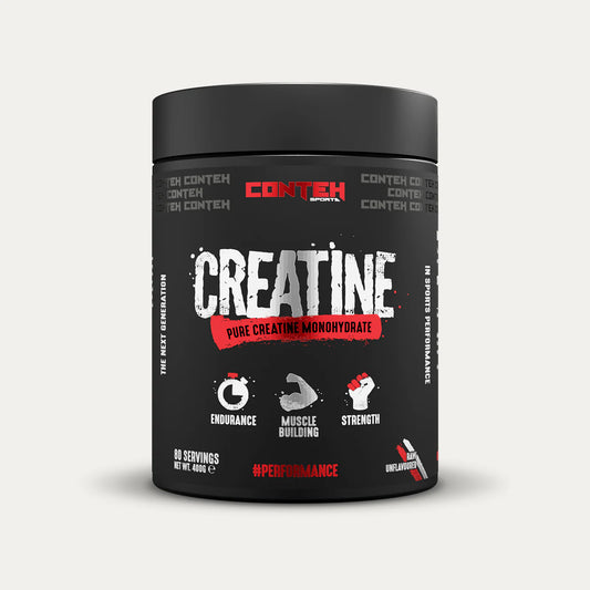 Conteh Sports Pure Creatine Monohydrate 400g – Premium Micronised Creatine | 80 Servings