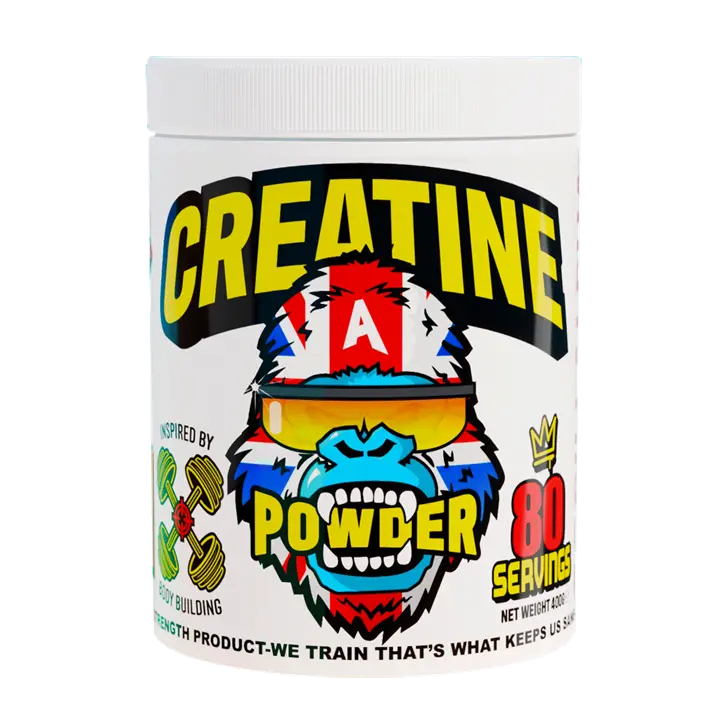 Gorillalpha 100% Pure Micronised Creatine Monohydrate – 100 Servings | Strength & Performance