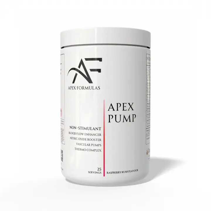 Apex Formulas Apex Pump 625g – Stim-Free Pump Pre-Workout | Performance, Focus & Vascularity