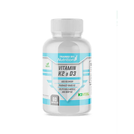 Trained By JP – D3 & K2 | Daily Essentials | 30 Day Supply (Vegan Capsules)