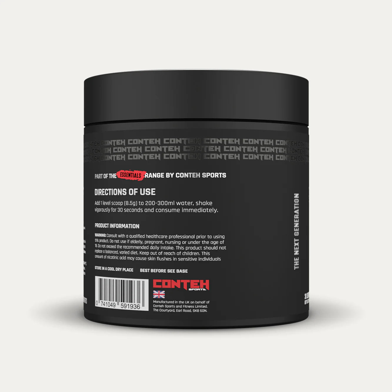 Conteh Sports The Stim 255g – Extreme Pre-Workout | 30 Servings for Energy & Focus