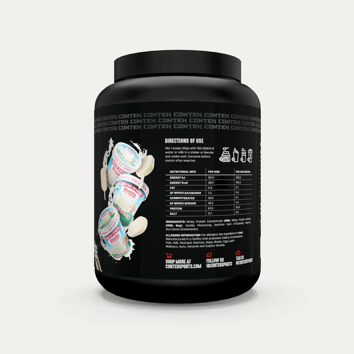 Conteh Sports Repair Whey 1.98kg – Premium Whey Protein Blend | Muscle Growth & Recovery