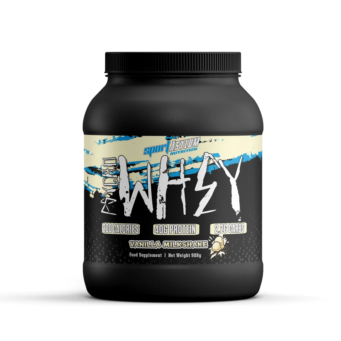 Sport Asylum Psycho Whey 908 g – High-Protein Milkshake Blend (40 g Protein per Scoop)