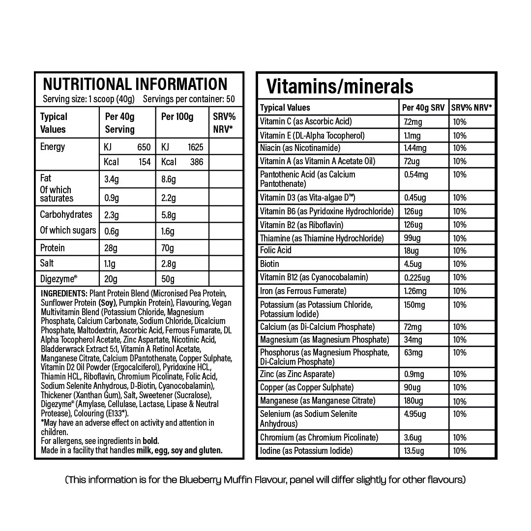 Trained by JP Vegan Protein 2kg – Plant-Based Muscle Fuel, High Protein, Low Sugar