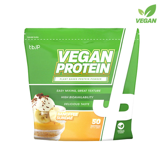 Trained by JP Vegan Protein 2kg – Plant-Based Muscle Fuel, High Protein, Low Sugar