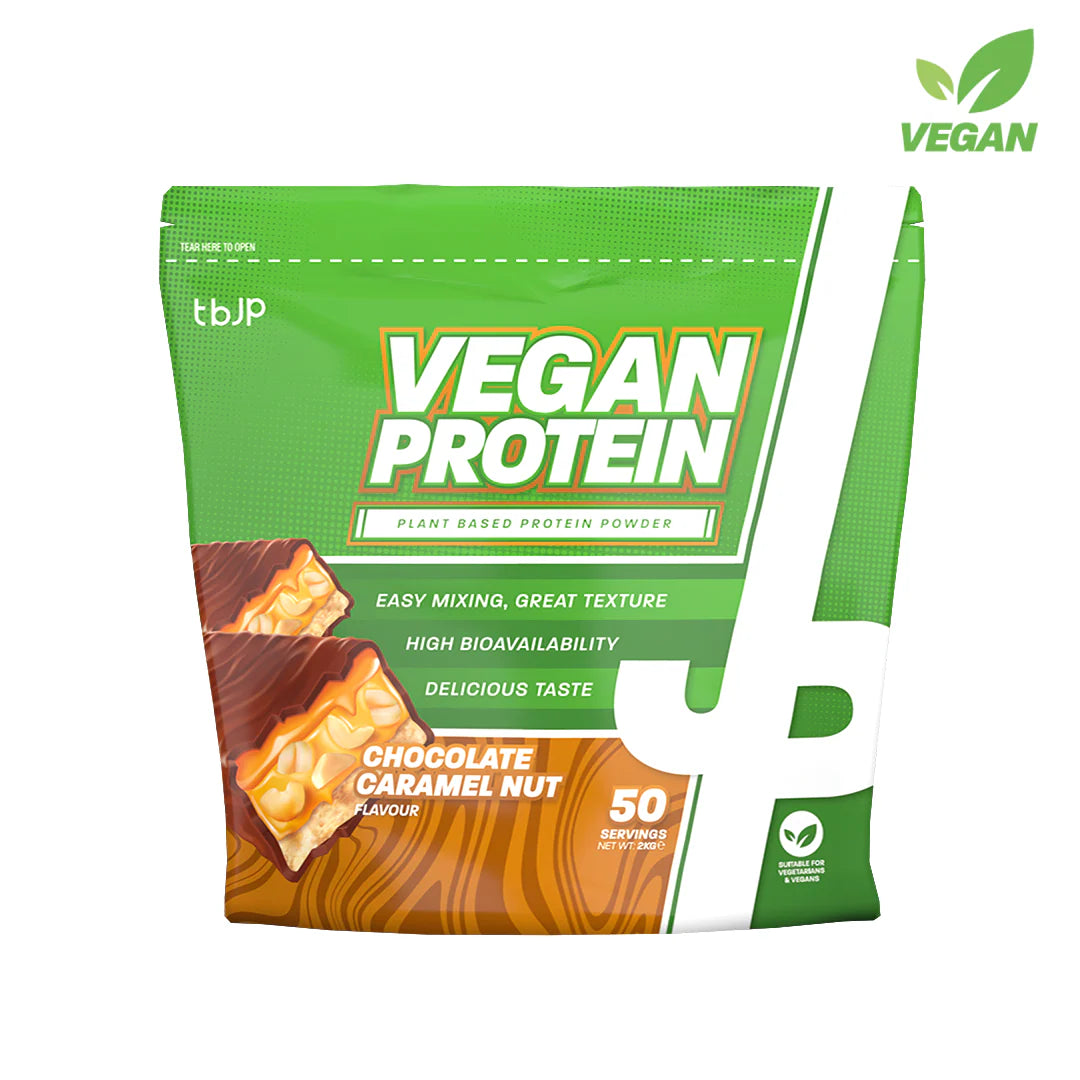 Trained by JP Vegan Protein 2kg – Plant-Based Muscle Fuel, High Protein, Low Sugar