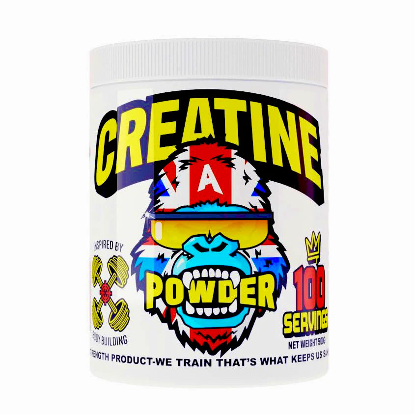 Gorillalpha 100% Pure Micronised Creatine Monohydrate – 100 Servings | Strength & Performance
