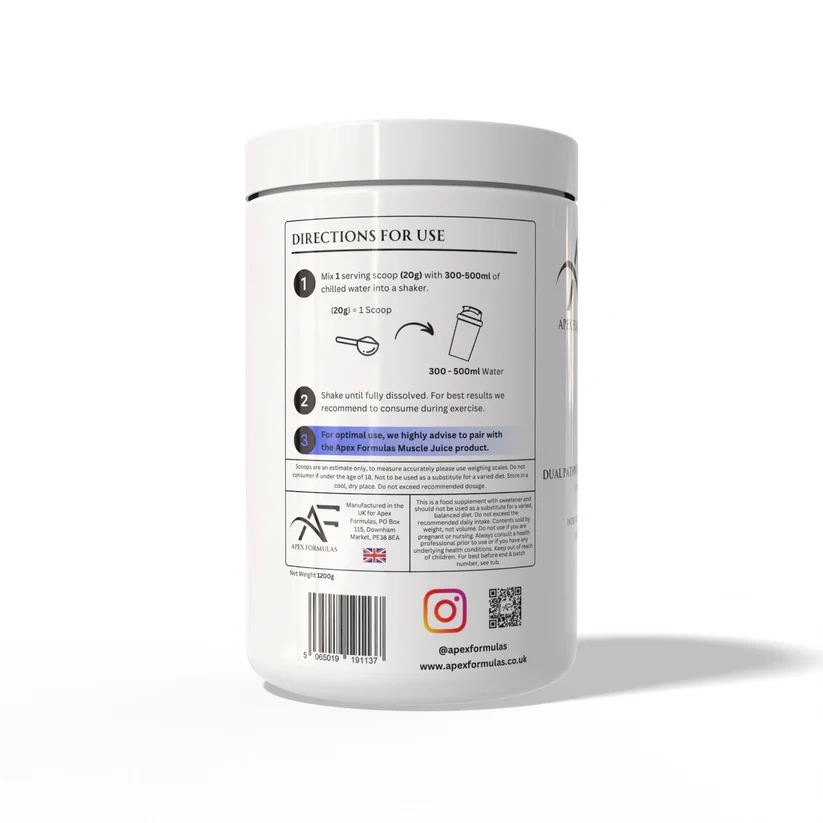 Apex Formulas Intra Carbs 1.2kg | HBCD & Fructose Intra Workout Carbs