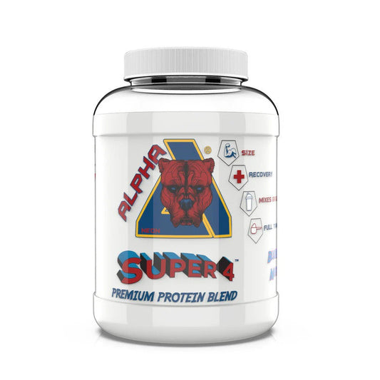 Alpha Neon Super 4 2kg – Advanced 4-Source Protein Blend | Strength, Growth & Recovery
