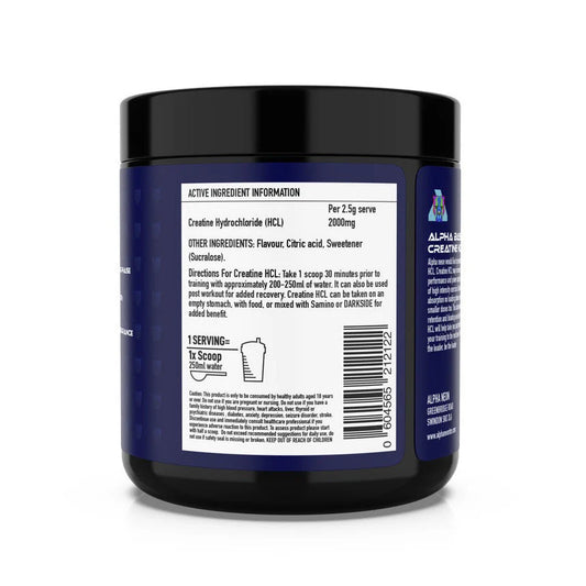 Alpha Neon Creatine HCL 225g – High-Absorption Creatine | Strength, Power & Performance