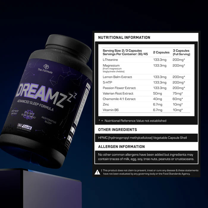 The Formula Dreamz Advanced Sleep & Recovery Formula – Deep Sleep Support (30 Servings)