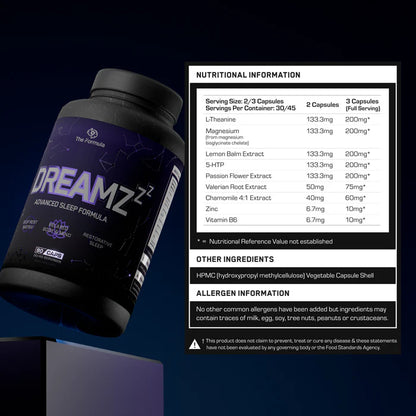 The Formula Dreamz Advanced Sleep & Recovery Formula – Deep Sleep Support (30 Servings)