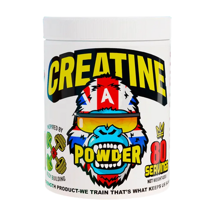 Gorillalpha 100% Pure Micronised Creatine Monohydrate – 100 Servings | Strength & Performance