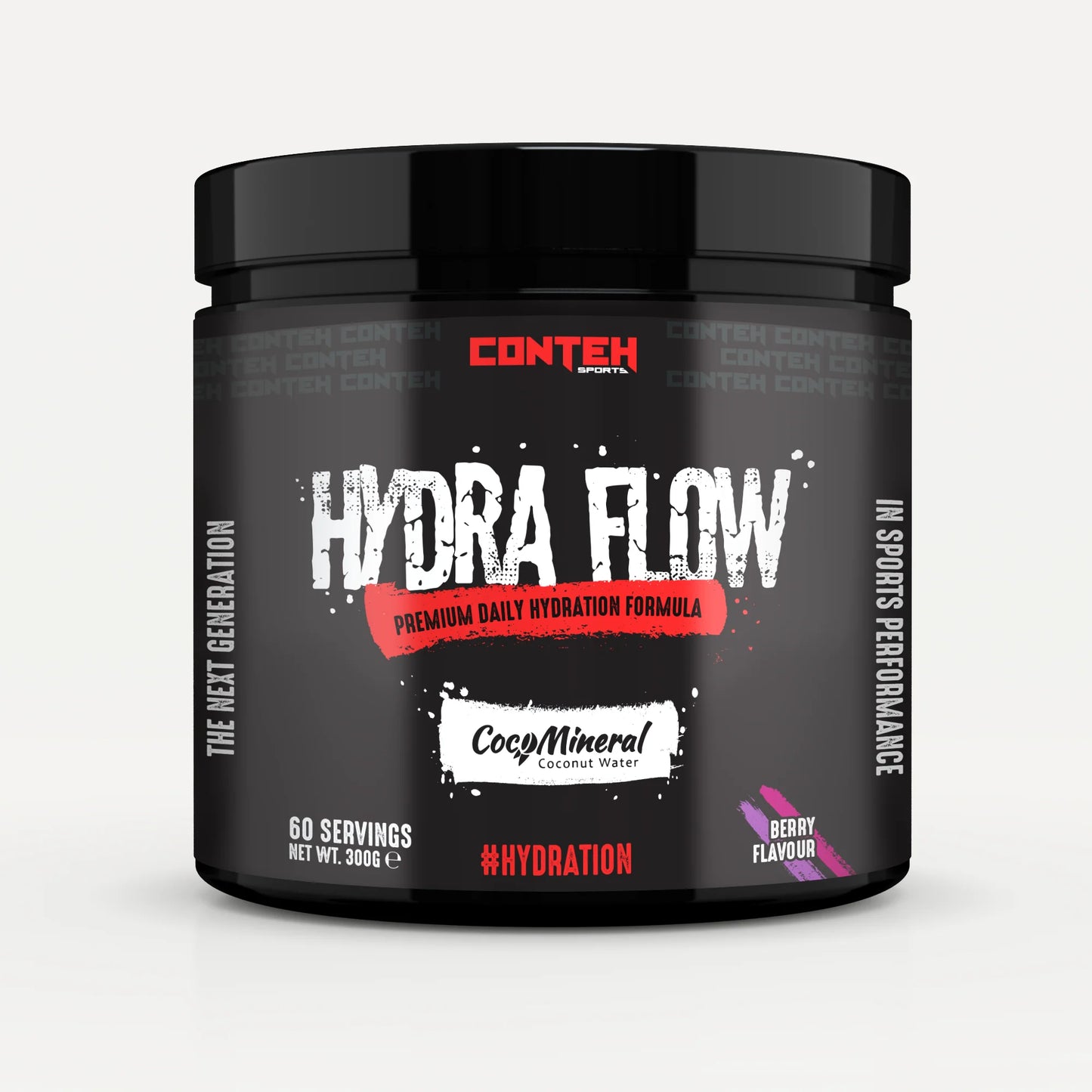 Conteh Sports Hydra Flow 300g – Electrolyte & Hydration Formula | 60 Servings