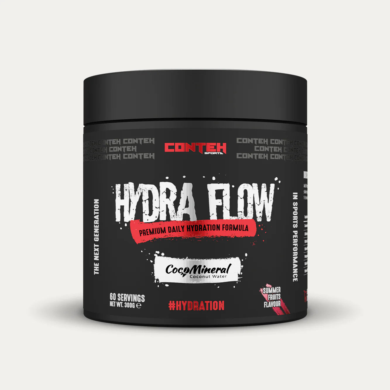 Conteh Sports Hydra Flow 300g – Electrolyte & Hydration Formula | 60 Servings
