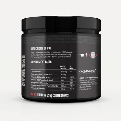 Conteh Sports Hydra Flow 300g – Electrolyte & Hydration Formula | 60 Servings