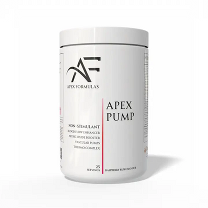 Apex Formulas Apex Pump 625g – Stim-Free Pump Pre-Workout | Performance, Focus & Vascularity