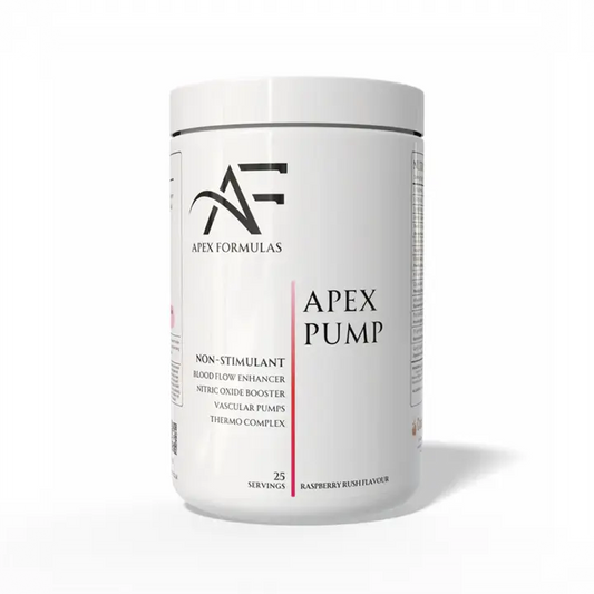 Apex Formulas Apex Pump 625g – Stim-Free Pump Pre-Workout | Performance, Focus & Vascularity