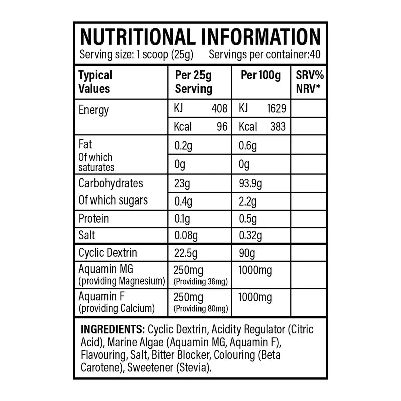 Trained By JP Performance Fuel Intra Workout 1kg – Cyclic Dextrin & Electrolyte Hydration | Berry Blast