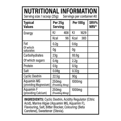Trained By JP Performance Fuel Intra Workout 1kg – Cyclic Dextrin & Electrolyte Hydration | Berry Blast