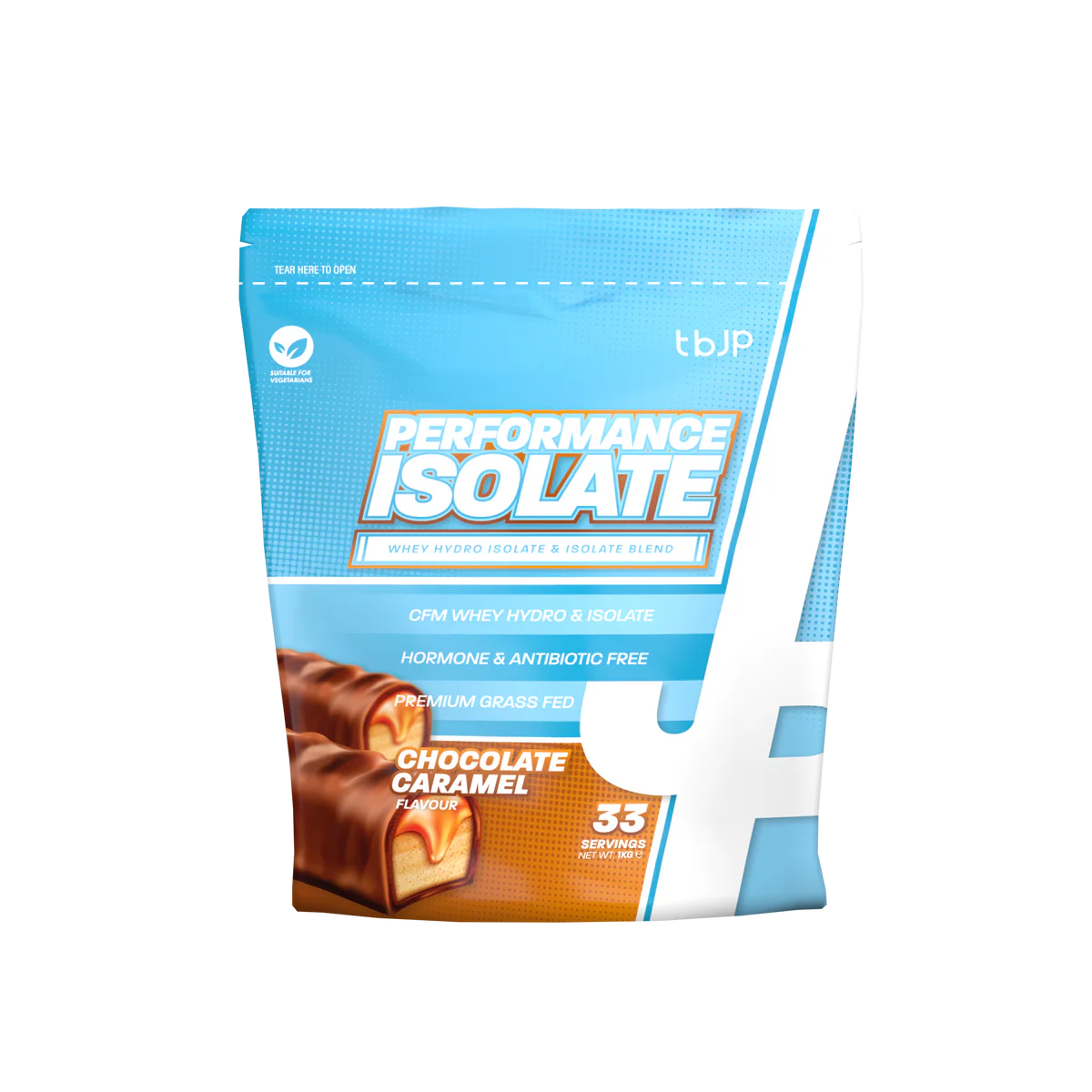 Trained By JP Performance Isolate 1kg – Premium Whey Protein Isolate Blend