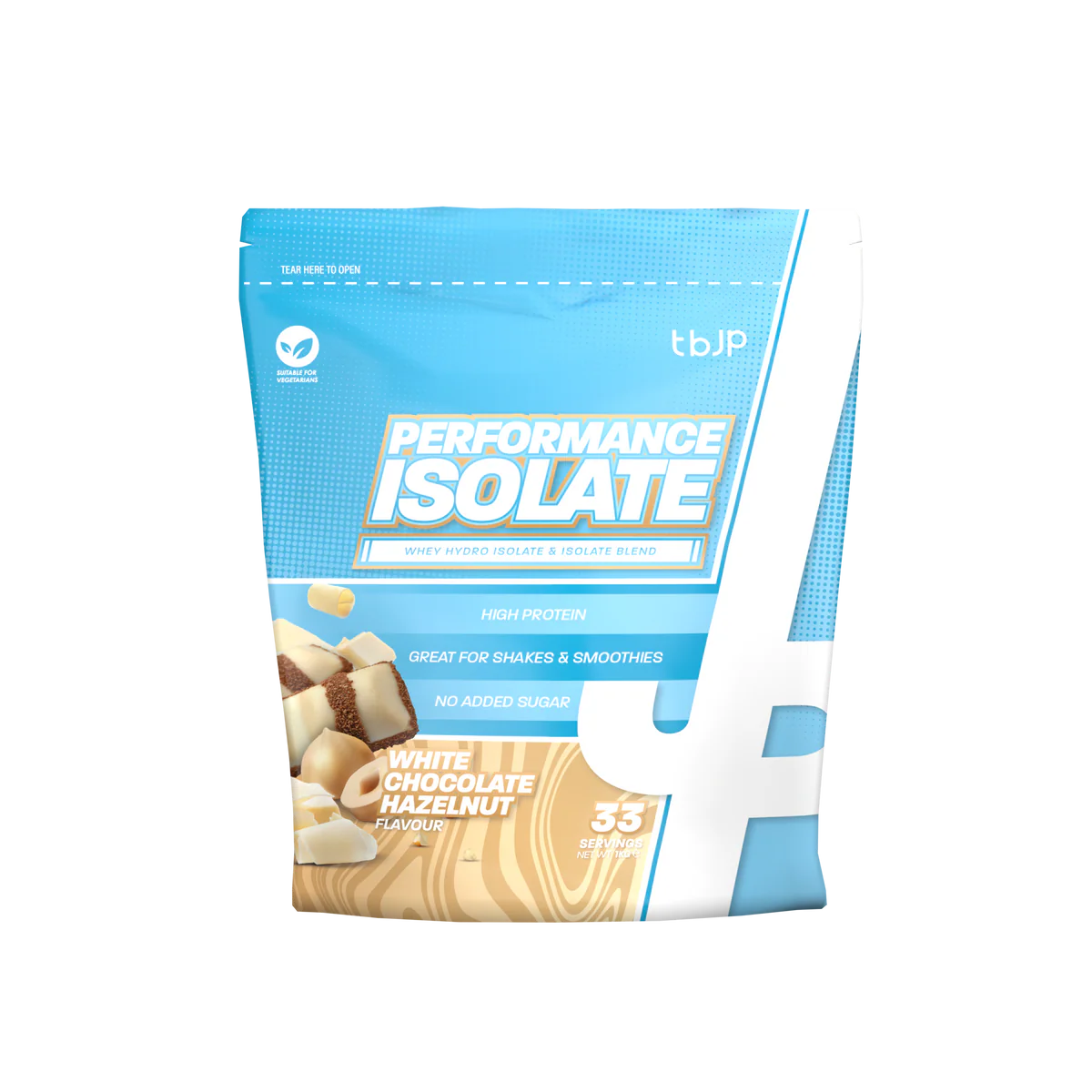 Trained By JP Performance Isolate 1kg – Premium Whey Protein Isolate Blend
