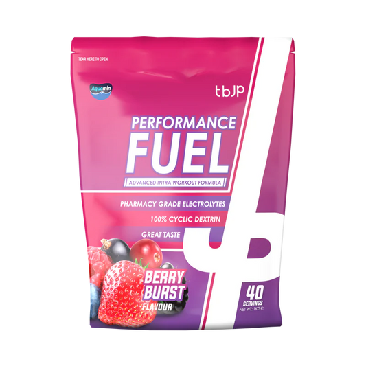 Trained By JP Performance Fuel Intra Workout 1kg – Cyclic Dextrin & Electrolyte Hydration | Berry Blast