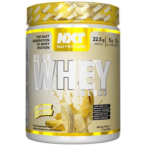 NXT Nutrition Pure Whey Deluxe 510g – High Quality Whey Protein for Muscle Growth, Strength & Recovery