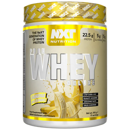 NXT Nutrition Pure Whey Deluxe 510g – High Quality Whey Protein for Muscle Growth, Strength & Recovery