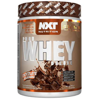 NXT Nutrition Pure Whey Deluxe 510g – High Quality Whey Protein for Muscle Growth, Strength & Recovery