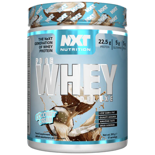 NXT Nutrition Pure Whey Deluxe 510g – High Quality Whey Protein for Muscle Growth, Strength & Recovery
