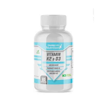 Trained By JP – D3 & K2 | Daily Essentials | 30 Day Supply (Vegan Capsules)