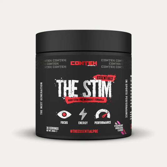 Conteh Sports The Stim 255g – Extreme Pre-Workout | 30 Servings for Energy & Focus