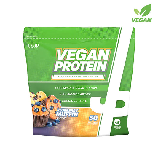 Trained by JP Vegan Protein 2kg – Plant-Based Muscle Fuel, High Protein, Low Sugar