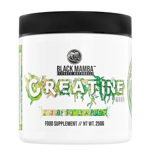 Black Mamba Flavoured Creatine Monohydrate 250g – 50 Servings | High-Performance Energy & Power