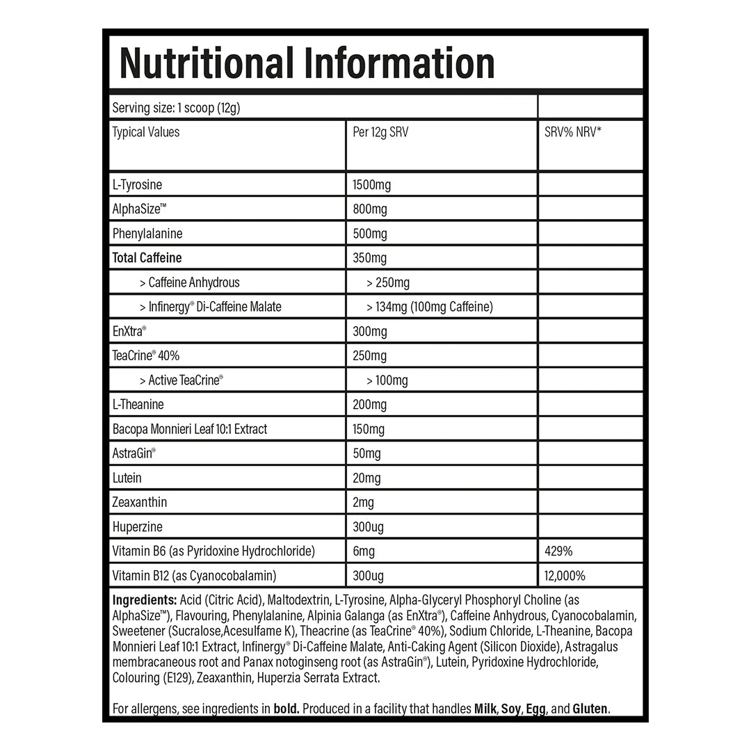 Trained by JP Dial In Nootropic 240g – Focus, Energy & Cognitive Performance Formula