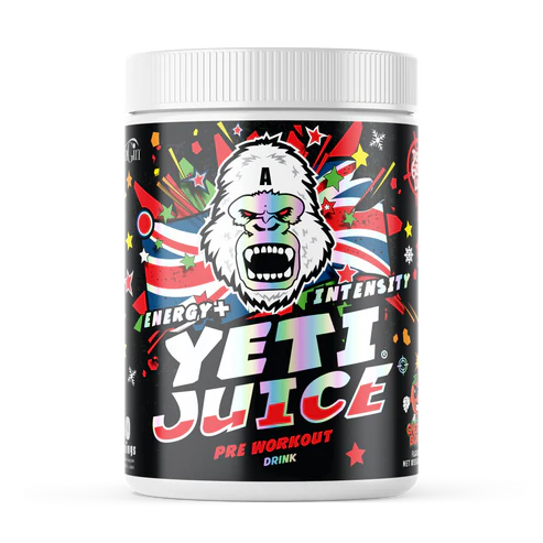 Gorillalpha Yeti Juice 480g – High-Stim Pre-Workout | 40 Servings for Energy & Focus