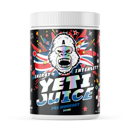 Gorillalpha Yeti Juice 480g – High-Stim Pre-Workout | 40 Servings for Energy & Focus