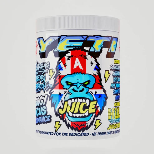Gorillalpha Yeti Juice 480g – High-Stim Pre-Workout | 40 Servings for Energy & Focus